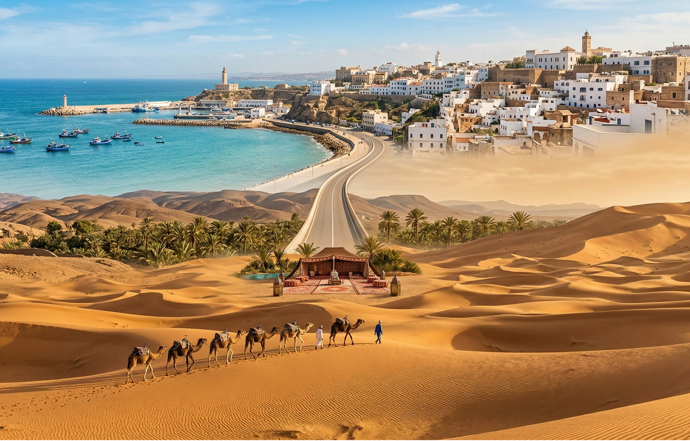 7 jours de Tanger Fes Merzouga Marrakech